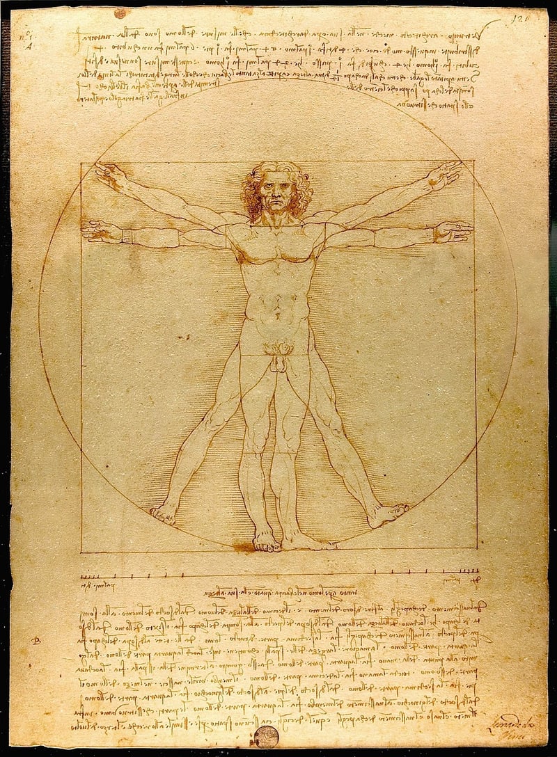Discussing with Da Vinci
